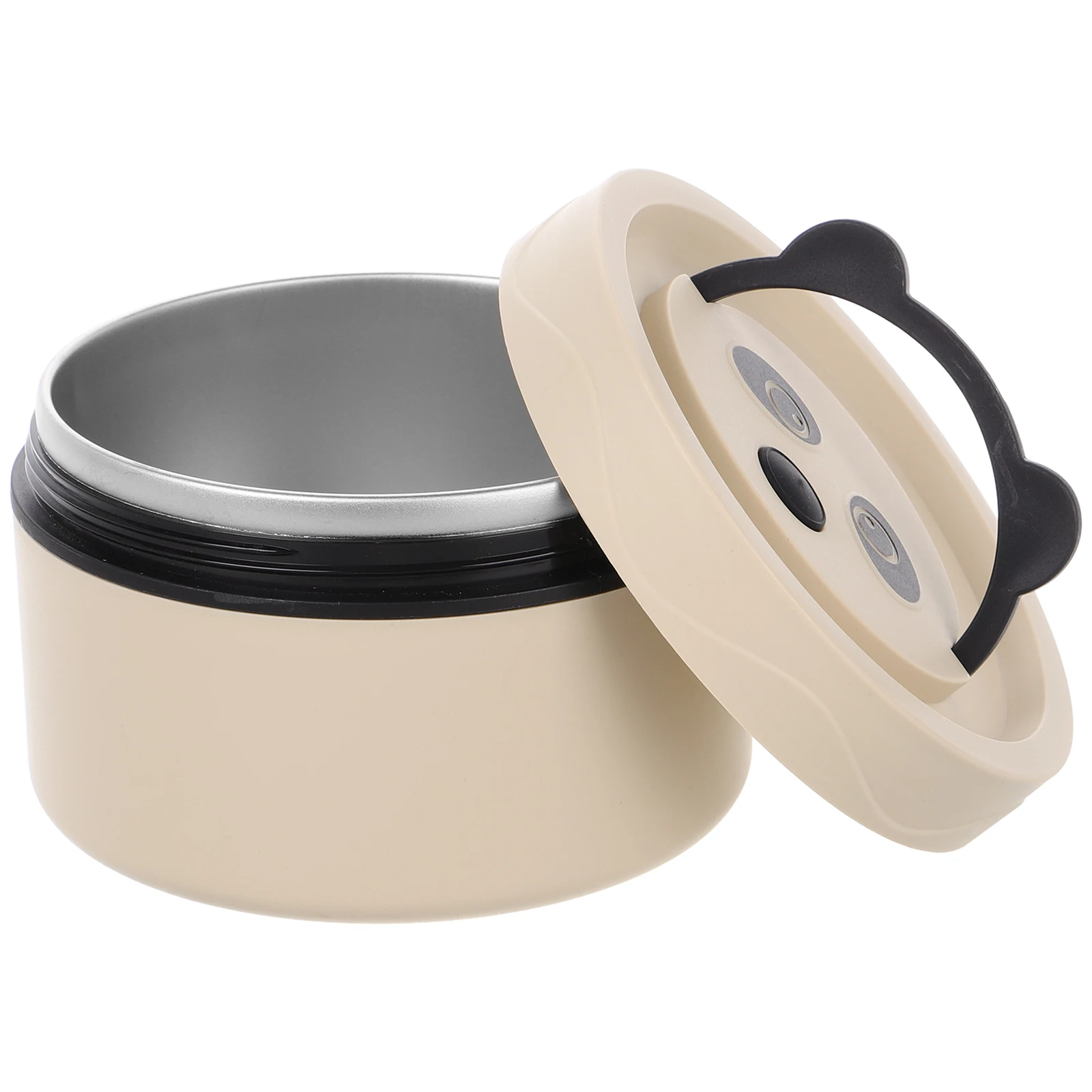 

Thermal Lunch Box Insulated Stainless Steel Hot Food Container Office Student Camp Travel Microwavable Salad Box