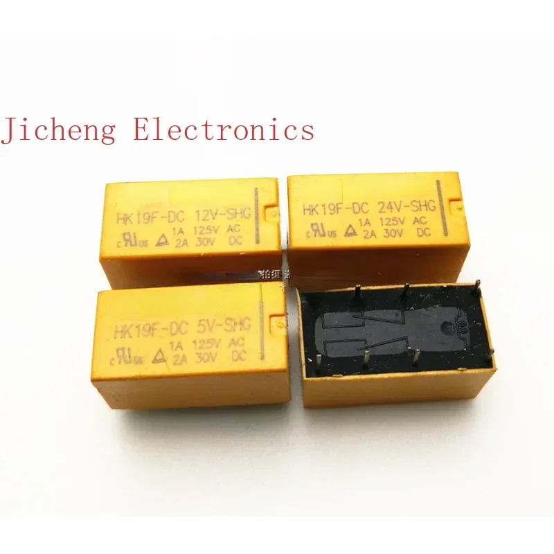 5PCS  Relay HK19F-DC3/3V HK19F-DC3/5V HK19F-DC3/9V HK19F-DC3/12V HK19F-DC3/24V H2AL005T EX2-2U1S EX2-2U1L EX2-2U1 EX2-N15