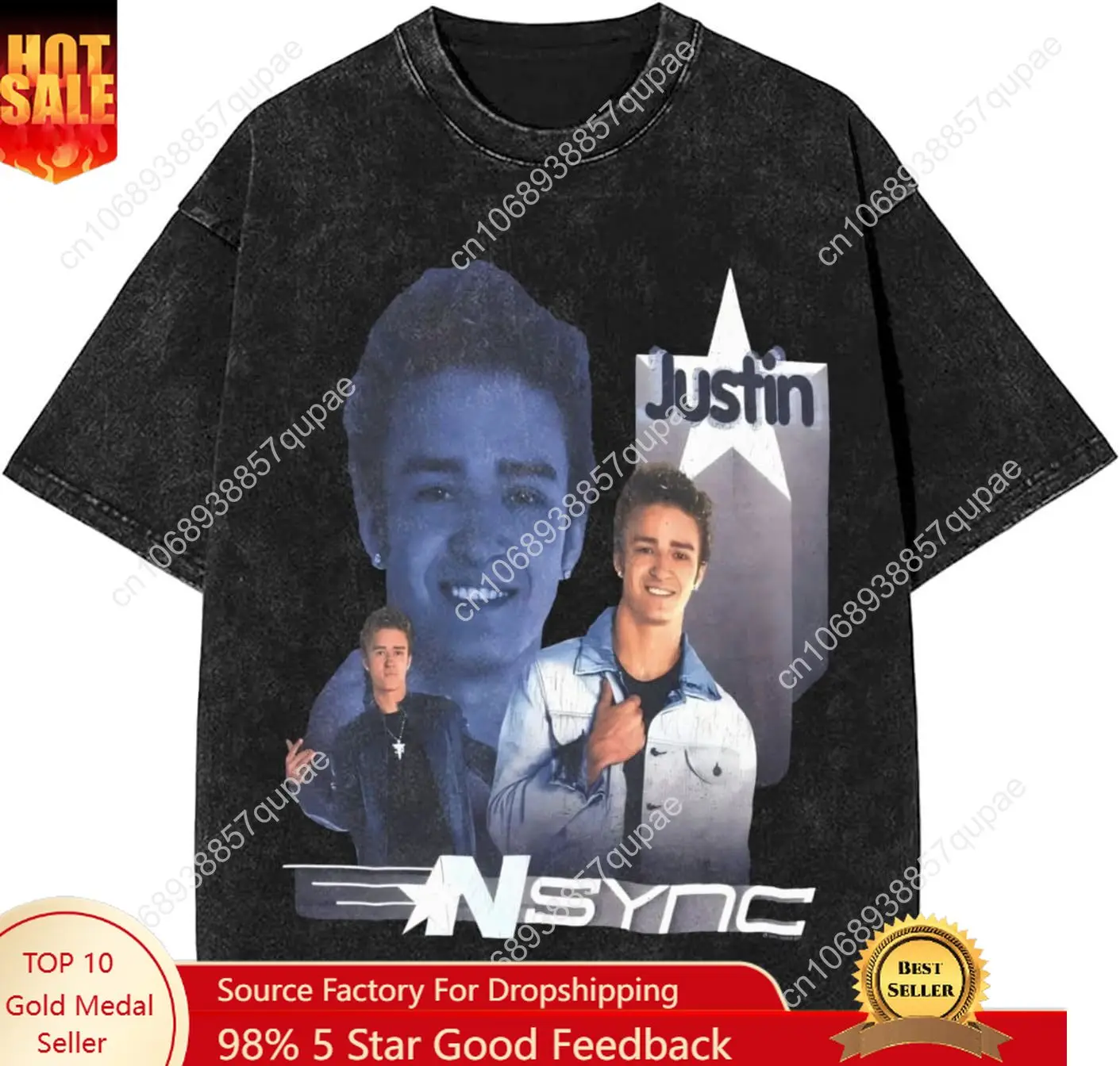 

Justin Timberlake Fashion Athletic Tops for Mens Vintage Oversize T-Shirts Funny Men Tees