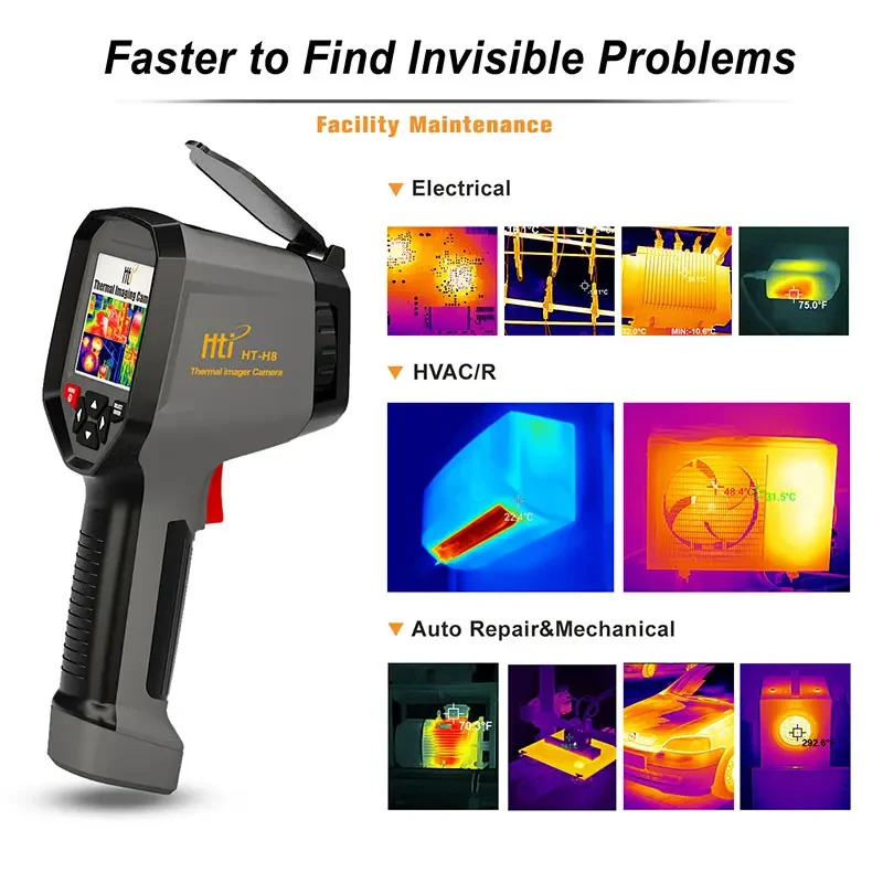 HTI H8 High Speed Thermographic   Handheld Thermal Imaging Infrared   with 384x288 sensor