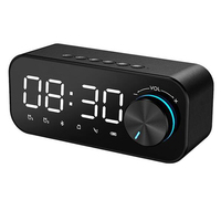 Mirror Alarm Clock Bluetooth Speaker Digital Display Radio Alarm Clock Radio LED Wireless Music Player Table Clock