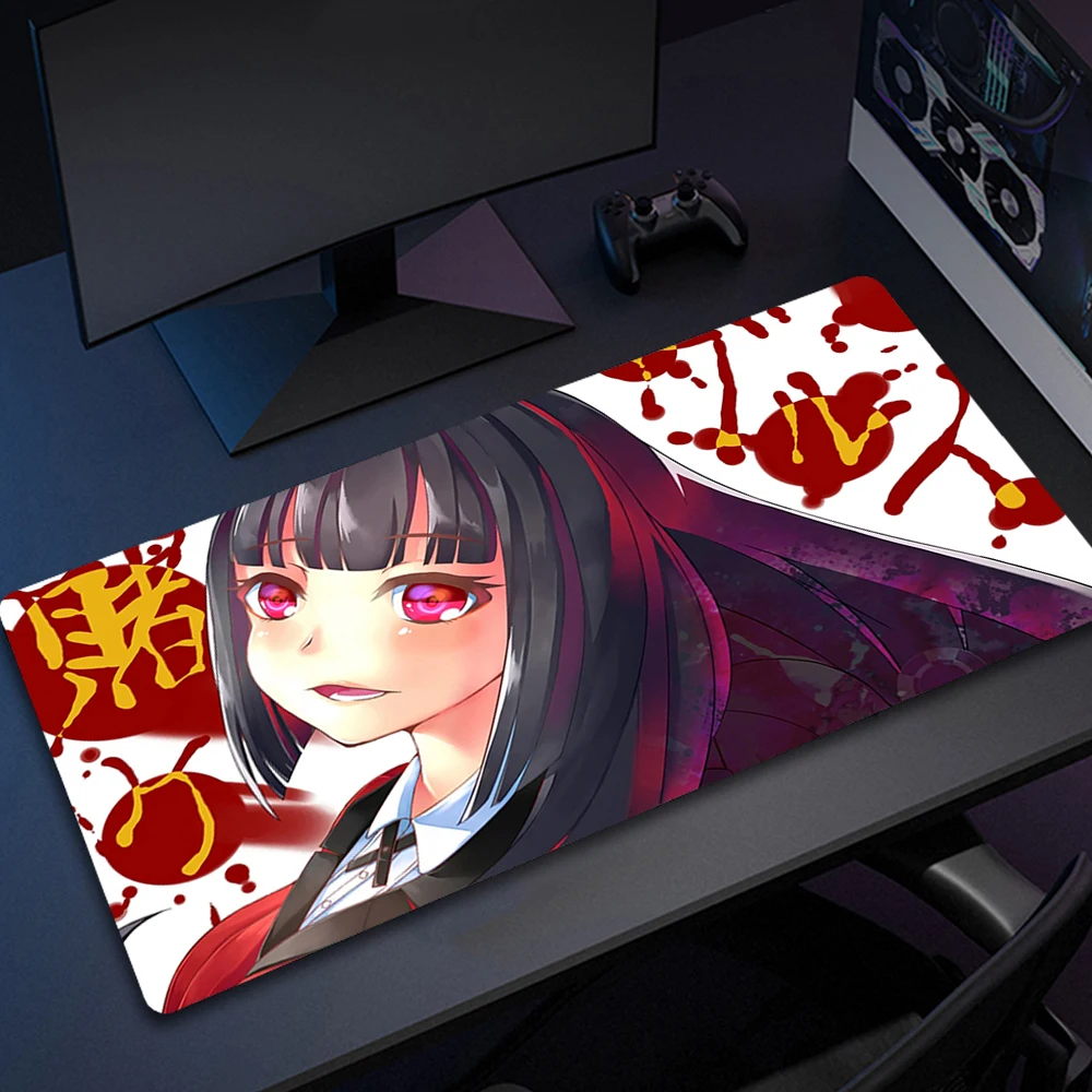 Anime Mouse Pad Gamer Computer Gaming Accessories MousePads Mouse Mat Tapis De Souris коврик для мыши Kakegurui Yumeko Jabami