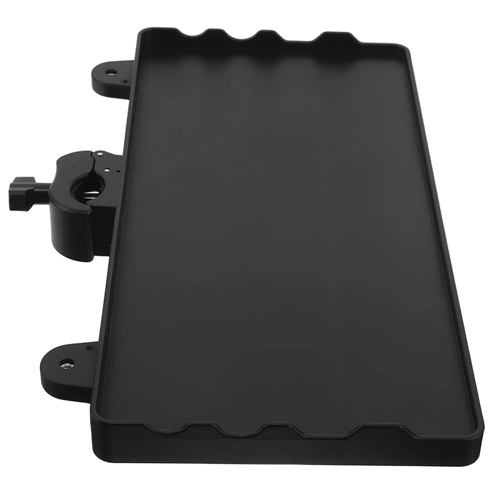 Microphone Stand Tray Extended Plastic Music Stand Tray Universal Clamp Attachment for Streaming Recording Concert