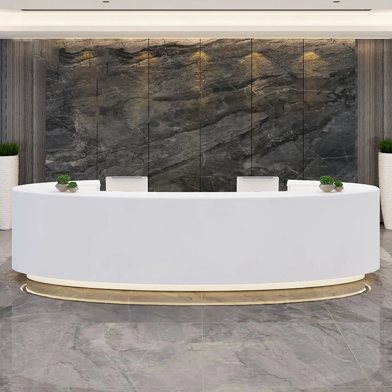 High-Quality Modern Commercial Reception Desk For Hotel Use
