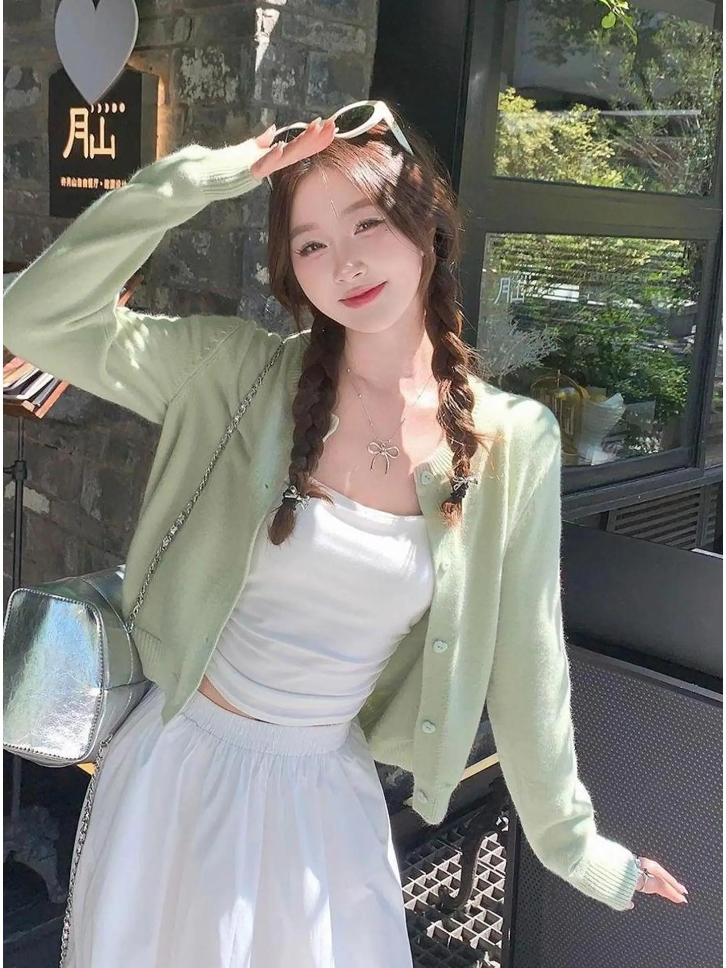 

Women's Open Cardigan Sweater Gentle Outerwear Spring Autumn Knitted Top Soft Comfortable Long Sleeve Fashionable Commute Style