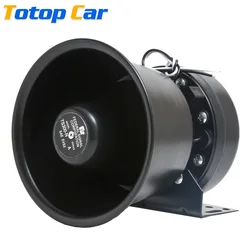 200W-400W Emergency Car Horns Super Loud Speaker Auto Alarm Siren Sound Tone Police Fire Claxon Horn