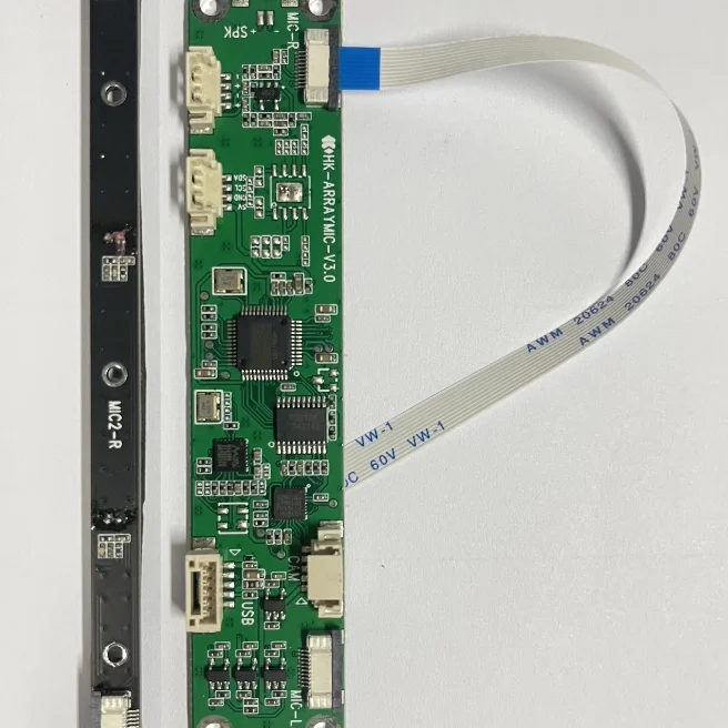 8 Array Omnidirectional 6 Microphone Computer Online Class Module Block Far Field Sound Source Positioning Conference Usb Live