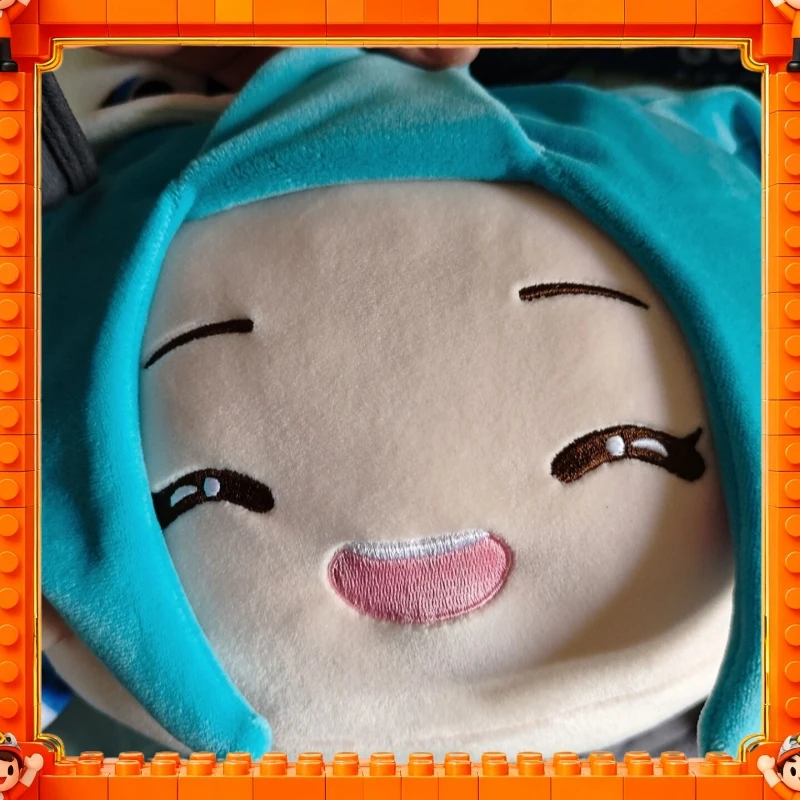 Cuscino Rotondo in Peluche Originale Ldcx Hatsune Miku Concert - Cuscino Giocattolo Imbottito Miku Merchandise Regalo per i Fan