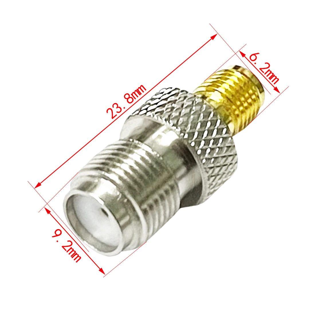 1Pc SMA หญิงถึง F ประเภท RF Coax Adapter Connector ตรงใหม่ขายส่ง