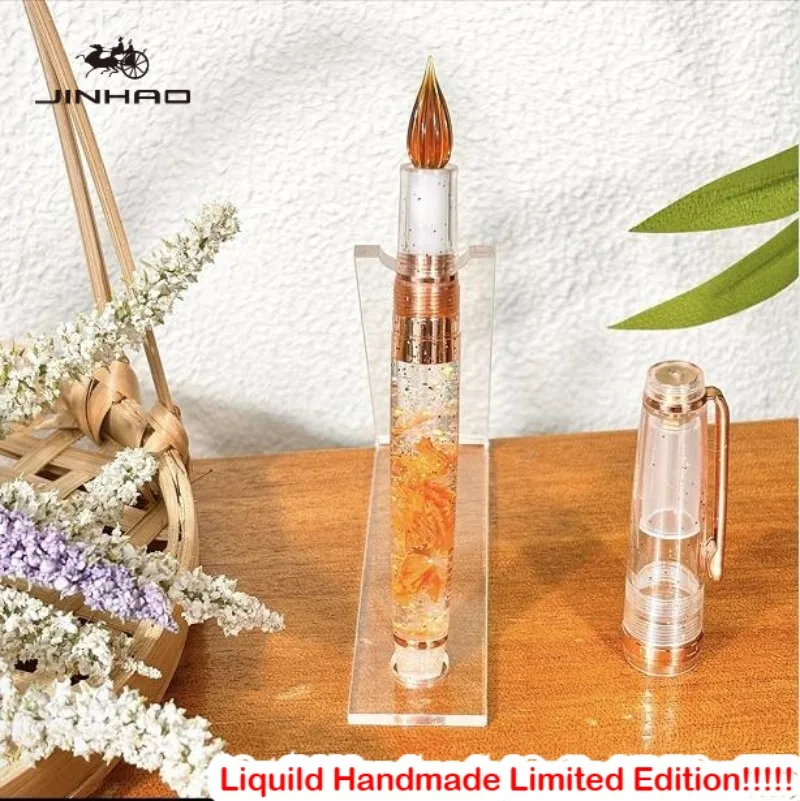 2026 Handcrafted Limited Edition JINHAO 82 Glass Dip Pen Liquild Version Finely Grounded Office School Art Supplies Stationery view 2