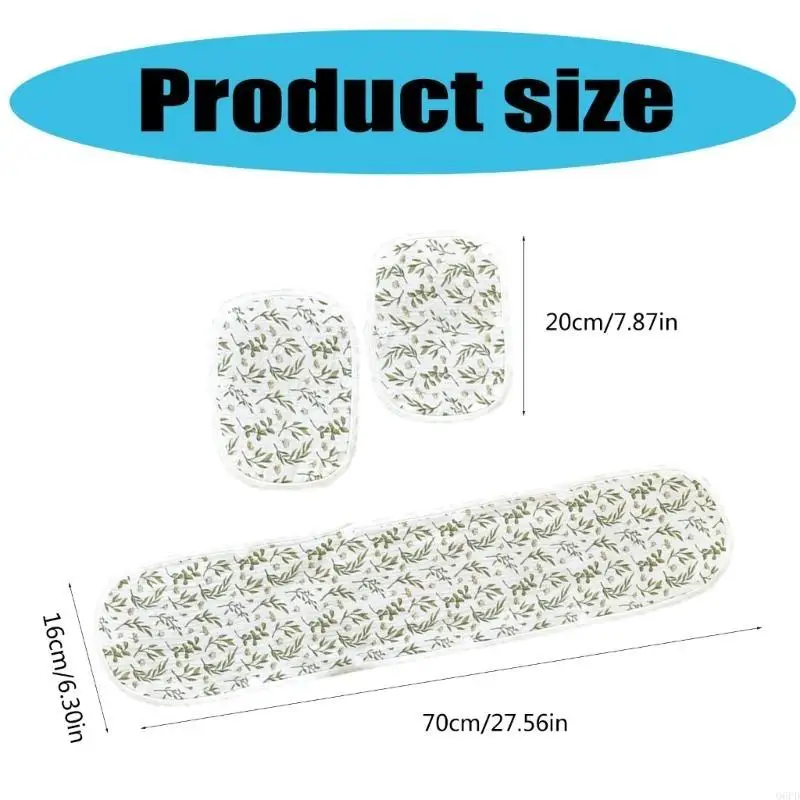 مجموعة الراحة لعربات الأطفال تتضمن غطاء المقود ووسادات الكتف وإكسسوارات عربات الأطفال المناسبة للنزهات اليومية #6