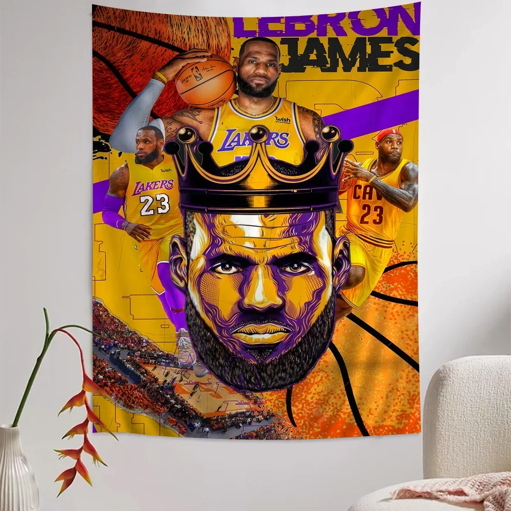 منشفة ناعمة ماصة للاعبي كرة السلة للأطفال ، منشفة السباحة ، أنيمي ، الشاطئ ، السباحة ، السفر ، التخييم ، الهدايا ، الأطفال ، L-lebrone ، جيمس #3