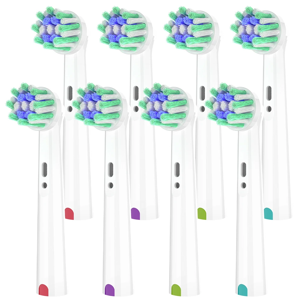 Cross Clean borstelkoppen compatibel met Oral B elektrische tandenborstel, vervangende borstelkop voor Pro 1000 100 1500