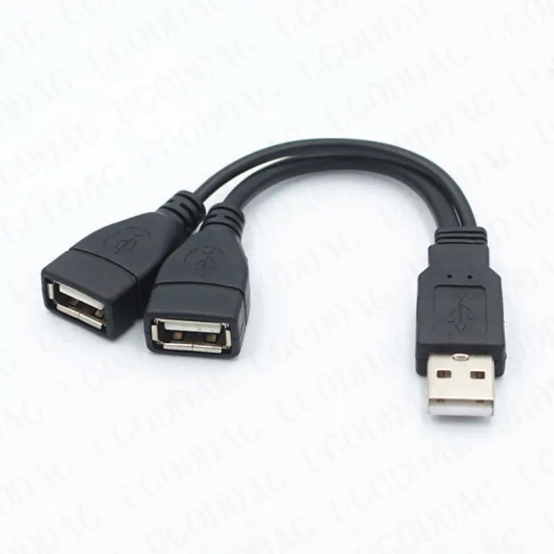 2 In 1 Usb2.0 Extension Cable Male To Female USB Data Cable Charging Cable for Hard Disk Network Card Connection