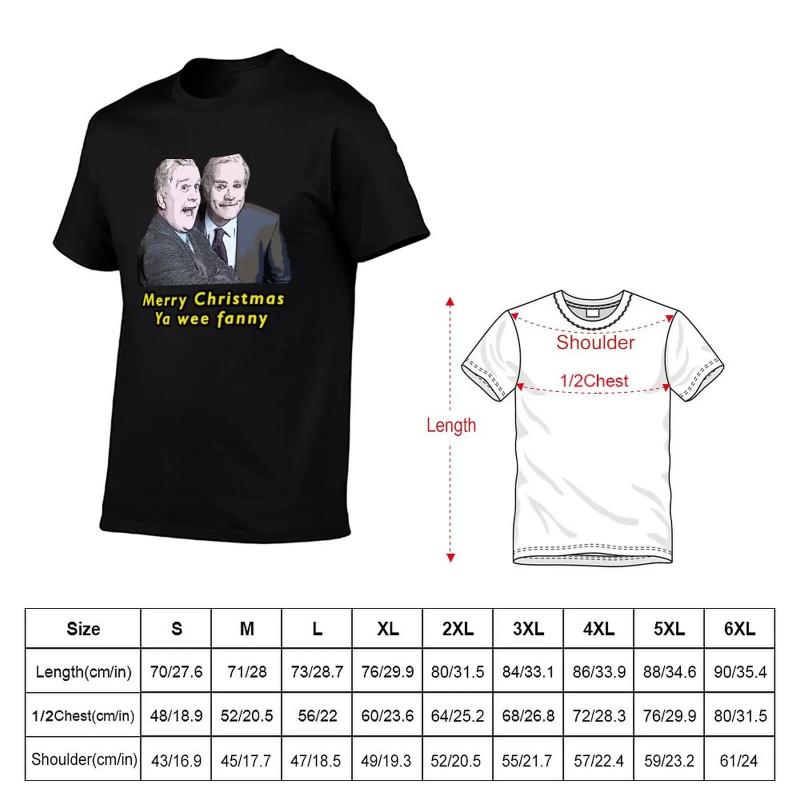 Still Game Inspired Jack and Victor Merry Christmas Ya Wee Fanny Funny Design | Christmas jumper | Card | T Shirt T-Shirt
