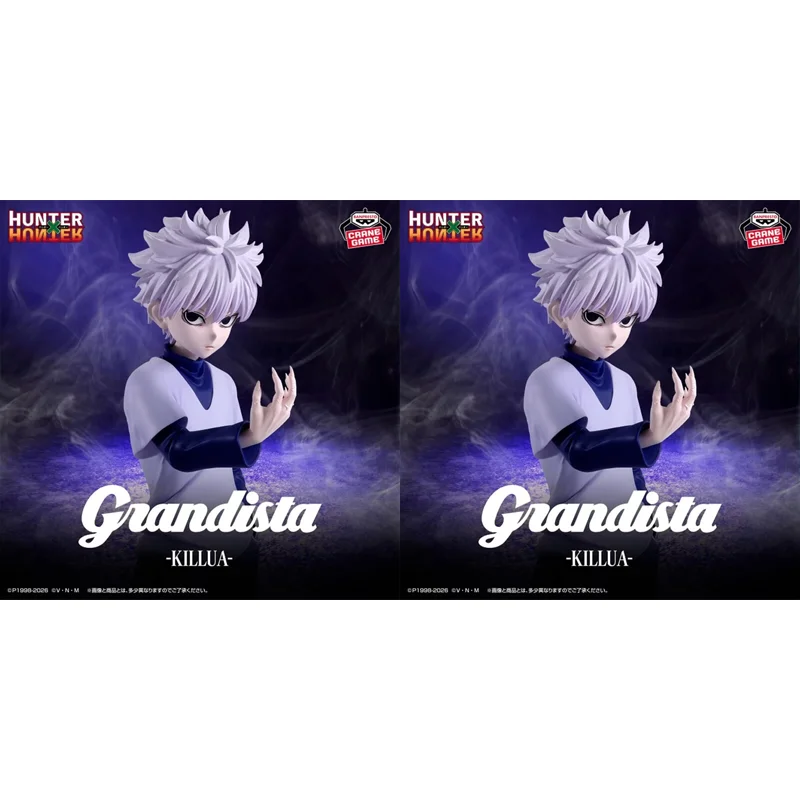 

[Original Genuine] Bandai Banpresto The Animation Hunter Hunter Grandista Killua Zoldyck In Stock PVC Anime Figure Model Toys