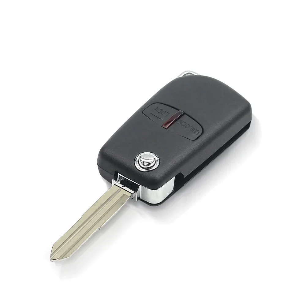 KEYYOU 30Pcs 2/3BN For Mitsubishi Lancer EX Evolution Grandis Outlander Right/Left Blade Car Modified Flip Remote Key Shell Case