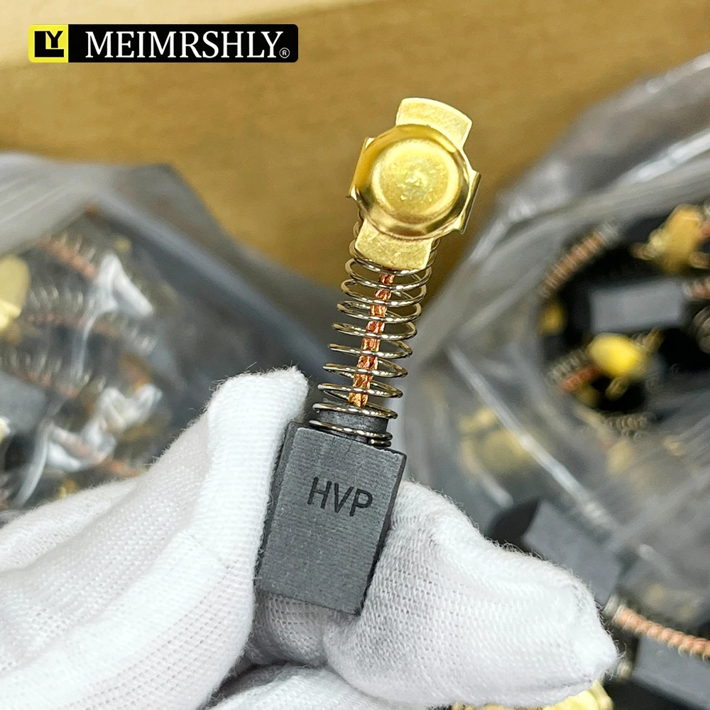 HV HVP Spring Carbon Brushes Replacement for DWP849X Car Polisher, D6138 Auto Detailing Waxing Grinder