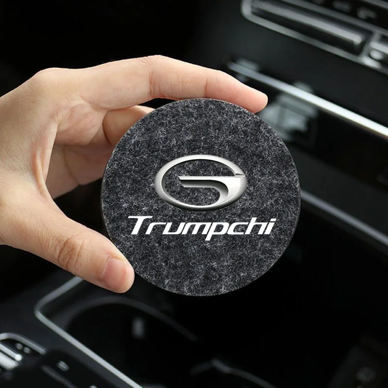 Heat-insulating non-slip coasters For Trumpchi Gac GS8 GA8 GE3 GS3 4 5 Plus Coupe GM8 GM6 GA5 GA3 GA4 GS7 GA6 car Accessories