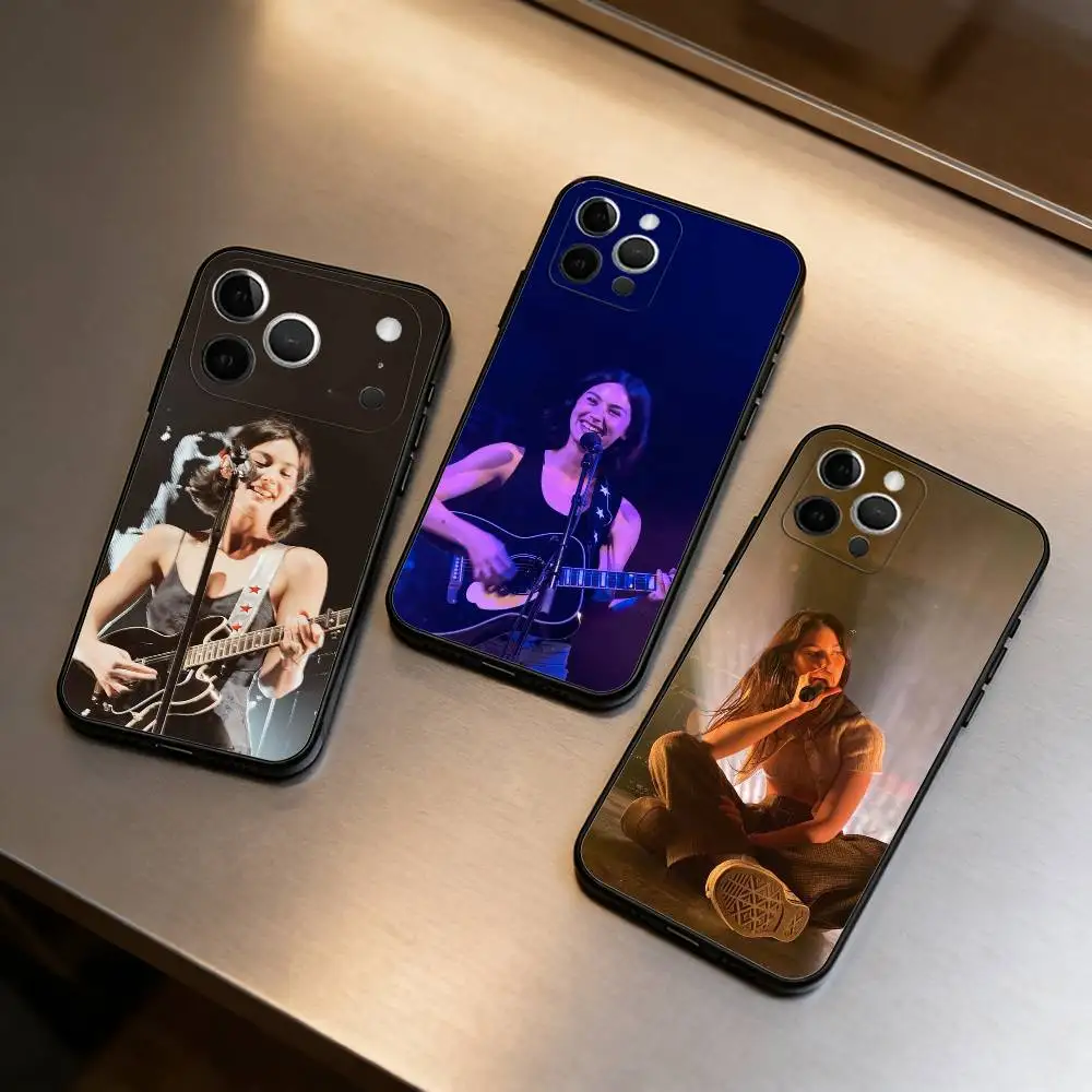Gracie Abrams-S Pop  Soft Silicone Black Cover,Phone Case For iPhone 17,16,15,14,13,12,11 Plus,Pro Max,XS