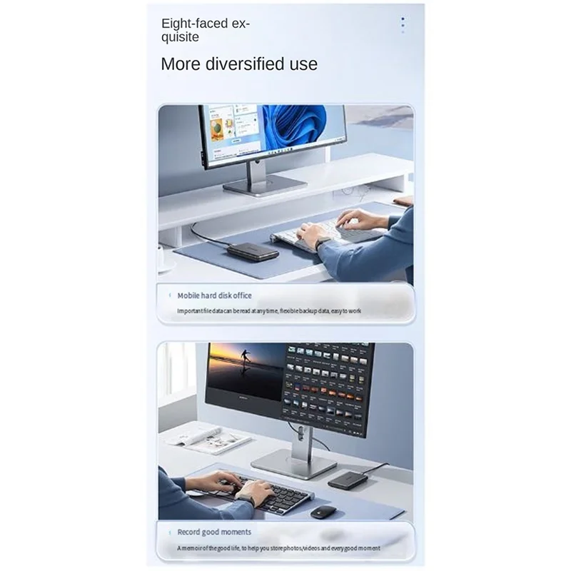 

ORICO 2.5 Inch External HDD Case SATA To Type-C Hard Drive Enclosure For SSD HDD PC Laptop