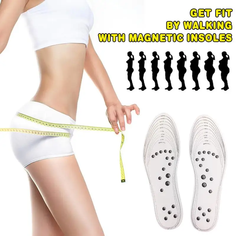 1~10PCS Acupressure Slimming Insoles Foot Massager Magnetic Therapy Weight Loss Massage Insole XR-Hot