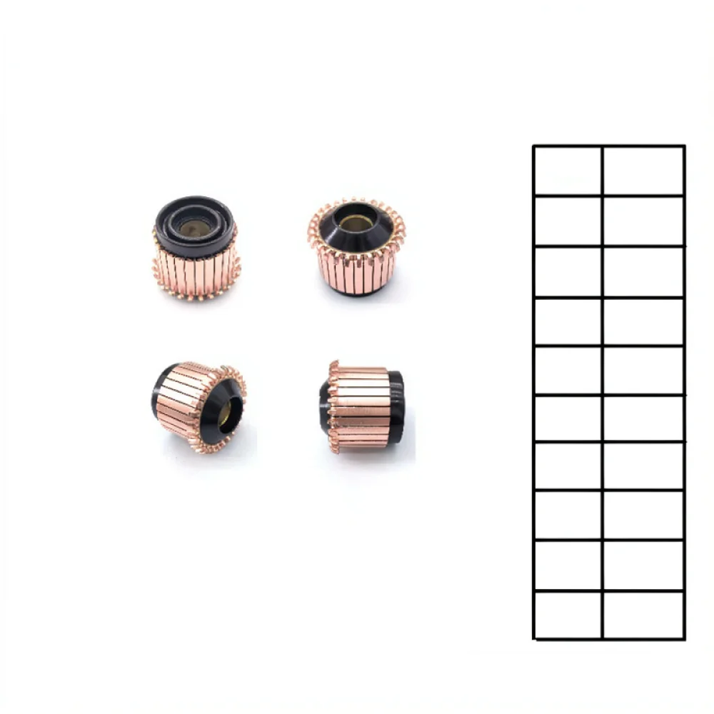 High Quality Motor Commutator For Makita 9553 Angle Grinder Replacement Spare Part 24P Electrical Rotor Component