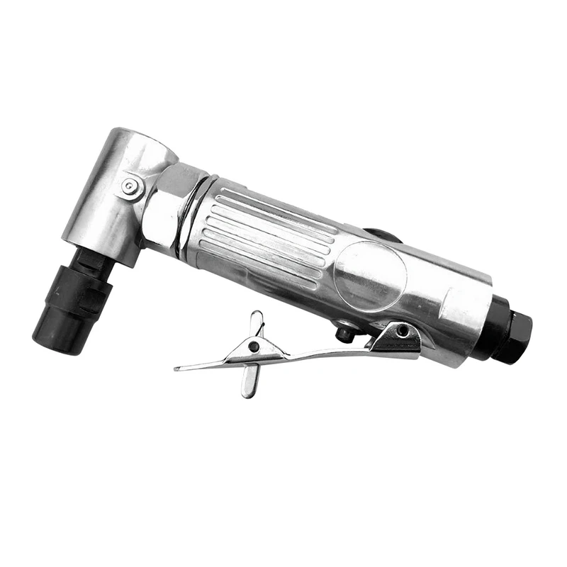 Pneumatic Grinding Set Right Angle Die Grinder 0.3HP Motor 1/4 1/8 Chuck Adjustable Speed Pneumatic Angle Grinder