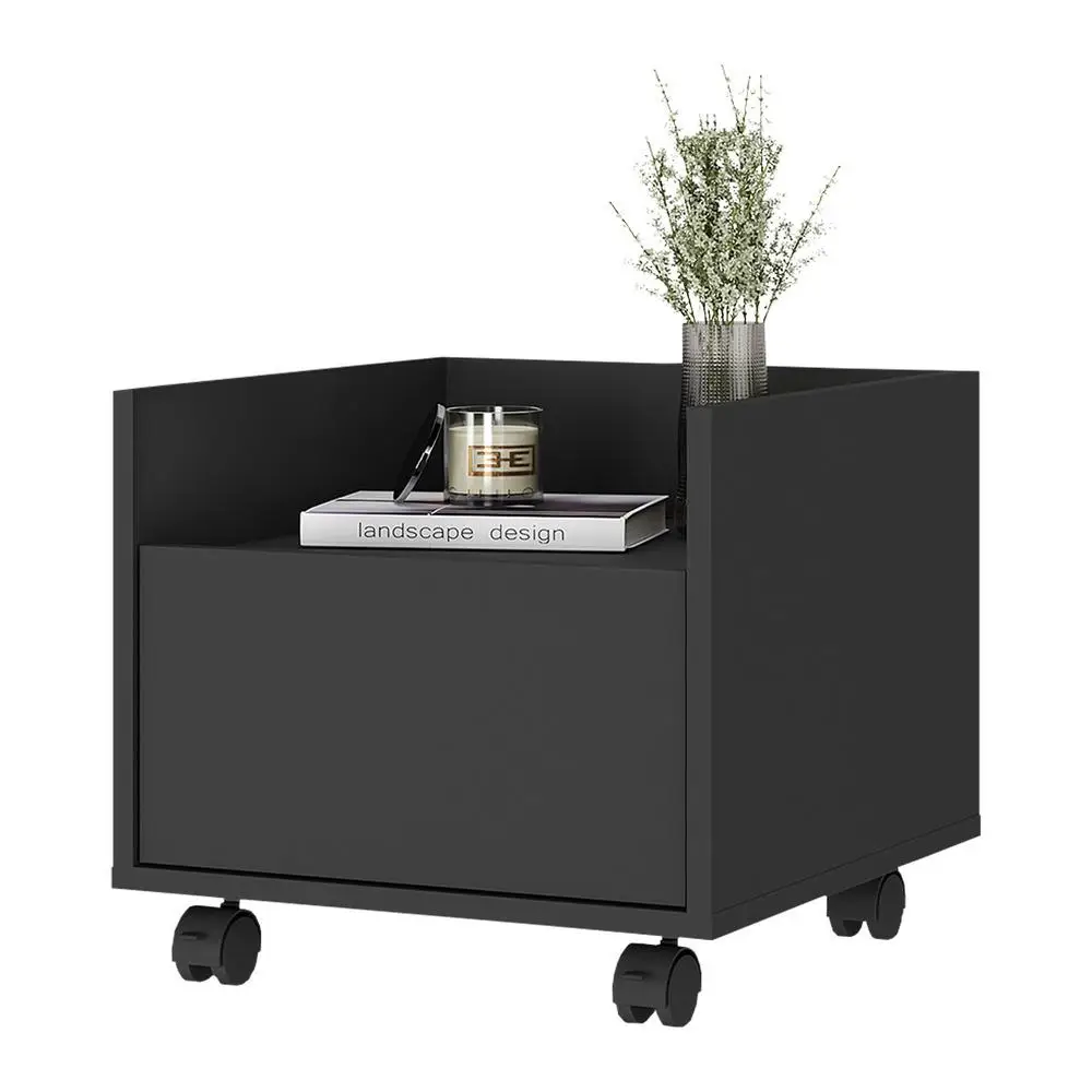 Bedside Table 40cm with V4042 Multimobile Casters