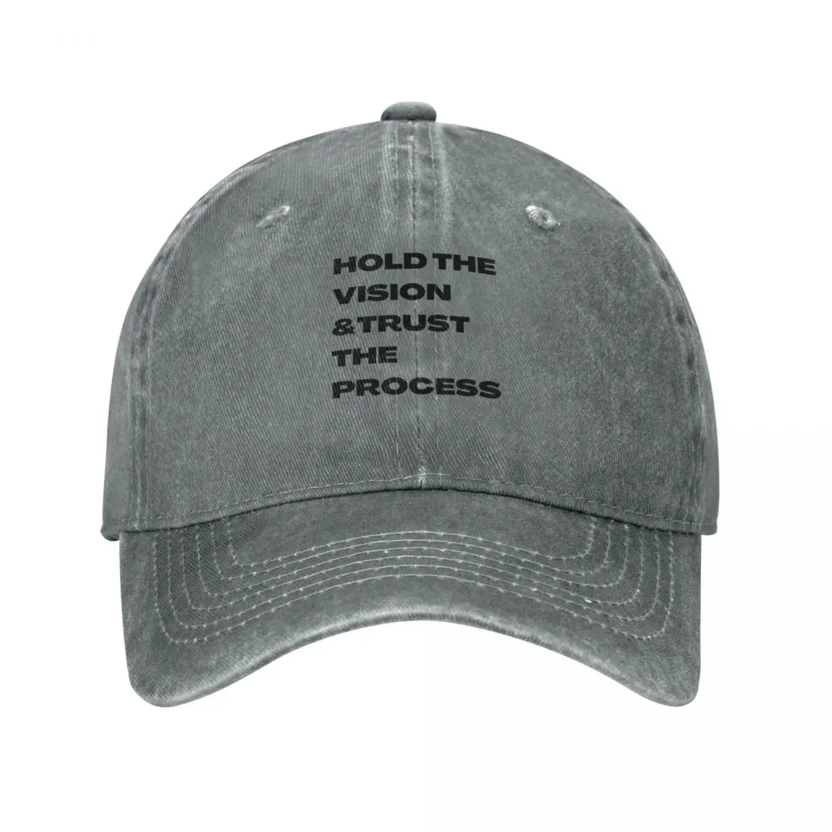 hold the vision & trust the process Baseball Cap Hat Luxury Brand black |-F-| Elegant Women's Hats Men's