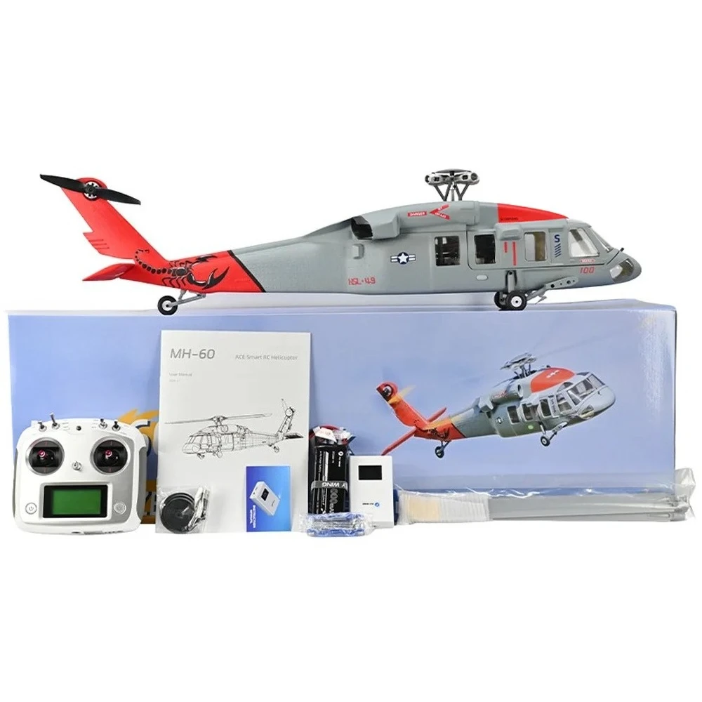 470‑Class MH‑60R Real‑Scale RC Helicopter, Military Black‑Hawk Simulation Model, Intelligent Auto‑Stabilized Flight Control