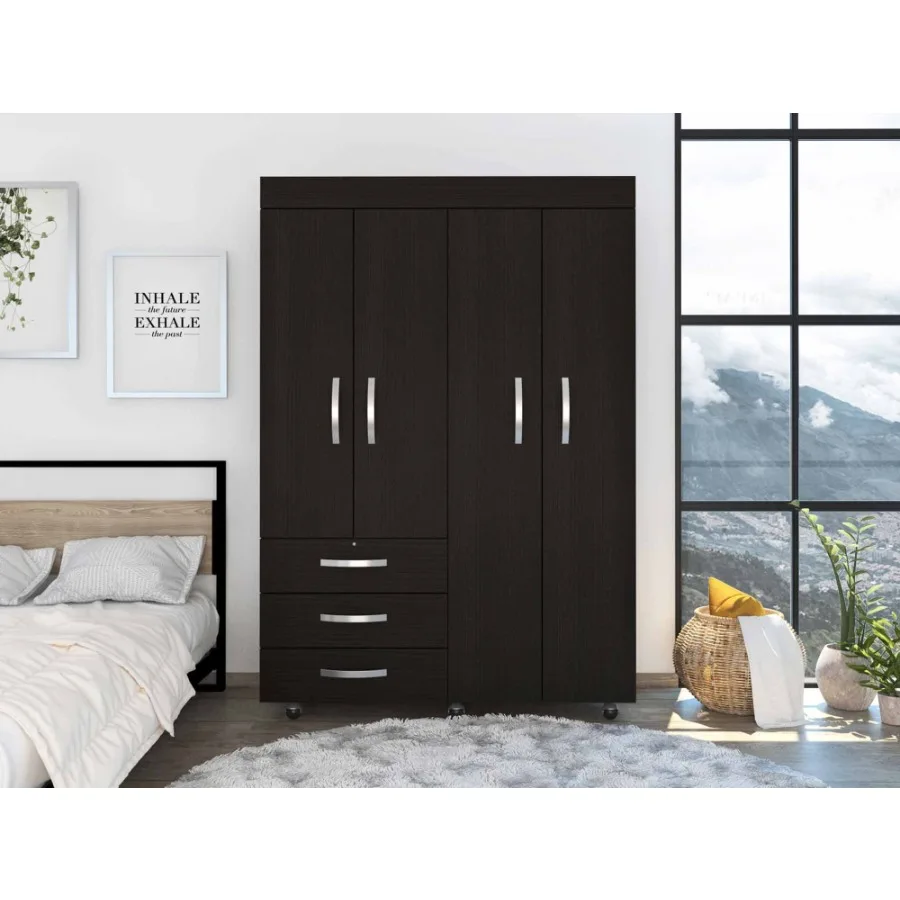 

Isla Vista 3Drawer Armoire Черный инноватура