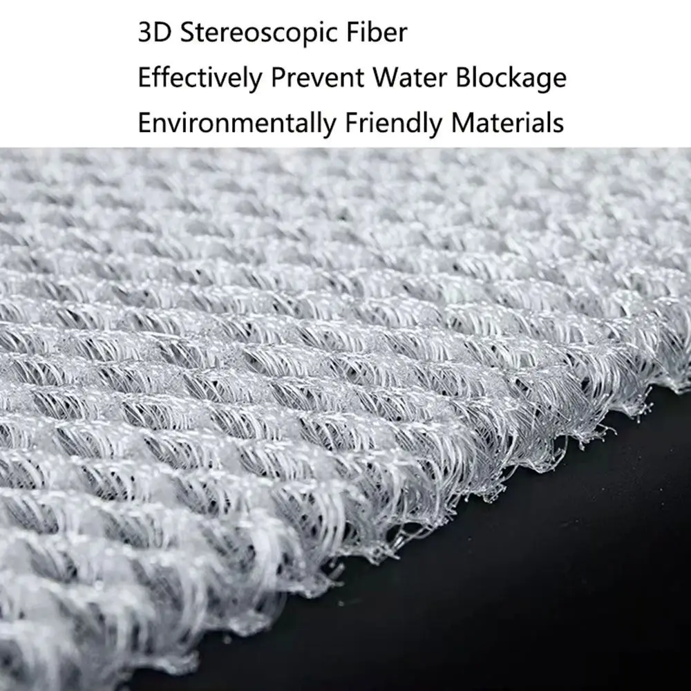 3D Aquarium Filtration Fiber Prevent Water Blockage Fish Tank Biochemical Filter Practical Bio Sponge Pad Skimmer Supplies view 4