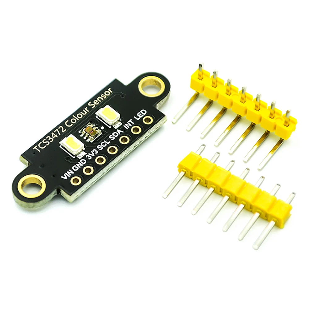 TCS3472 Color Sensor Recognition Module RGB IIC Color Light Sensor Development Board with IR Filter for Arduino STM32 30