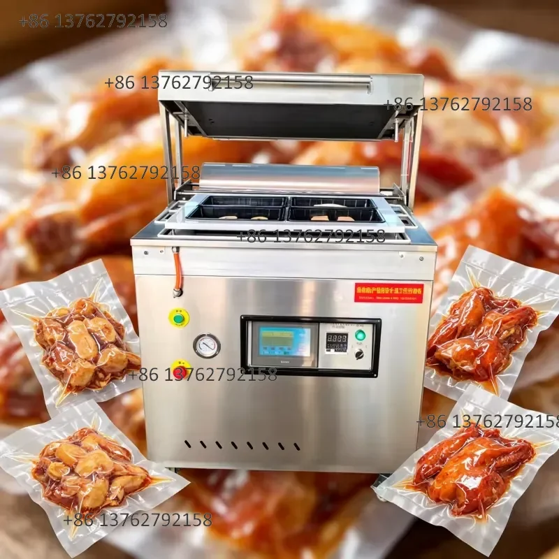 【2026】 Automatic Vacuum Pack Machine for Beef Steak, Salmon and Fresh Food Packaging System