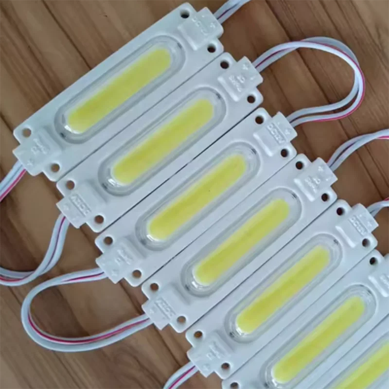 20/100pcs IP67 Waterproof 3w COB LED Module 9 chip Bright 86x19mm 24v Sign Logo Letter Word Shop Window Showcase AD Backight