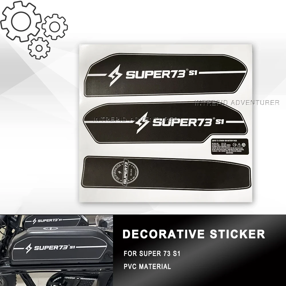 

FOR Super73 S1 Battery Sticker Frosted Sticker Super73 Accessory Retrofit Kit