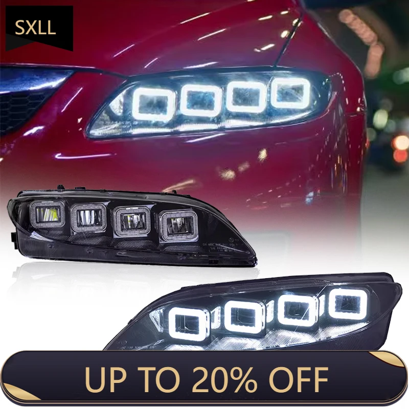 

SXLL Headlamp Projector Lens 2003-2012 Dynamic Signal Headlamp Light Emitting Diode Headlamp Drl Auto Parts
