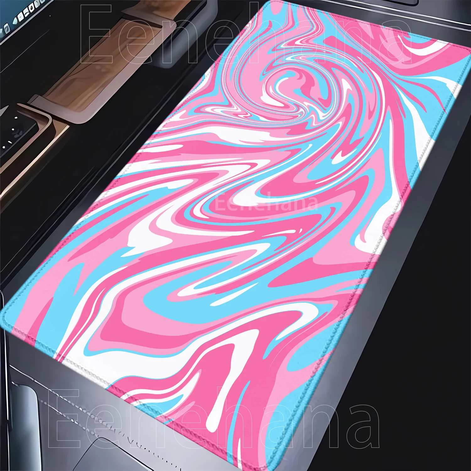 HD Printing Mouse Pad Strata Liquid fluid Computer XXL Laptop Anime Keyboard accessorie Gaming Mousepad Keyboards Gamer Desk Mat