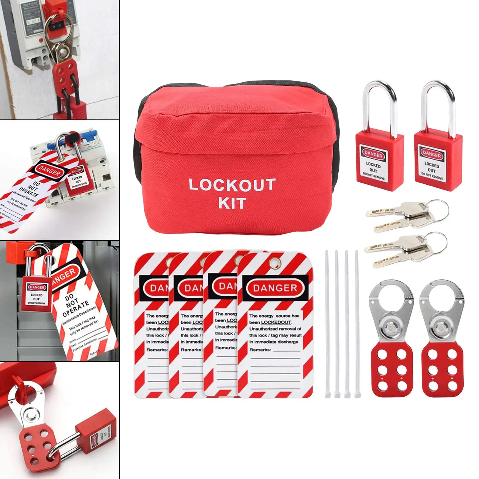 Lockout Padlocks Electrical Lock Out Kits Circuit Breaker Lockout