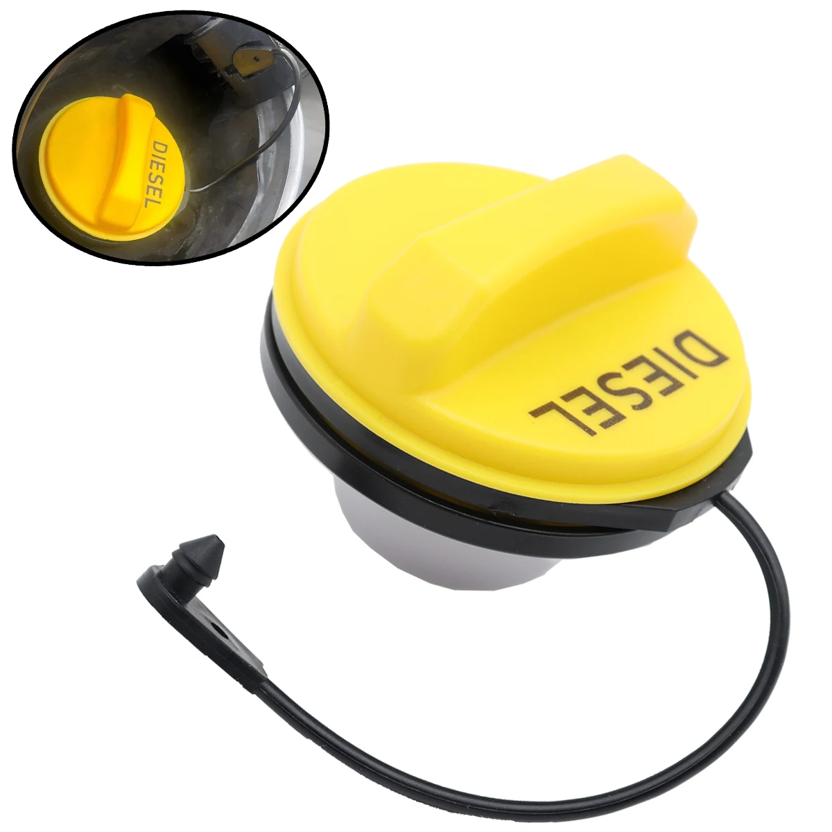 

1Pcs T2H59150 Car Diesel Fuel Tank Filler Cap Cover Replacement Parts For Jaguar S-Type X200 X-Type X400 XE X760 XF X250 X260