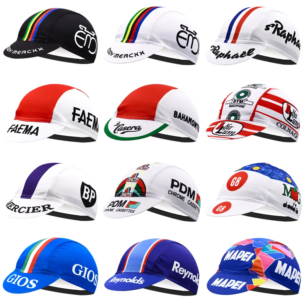 Retro Men's Summer Cycling Hat Classic Bike Mountain Racing Bicycle Hat