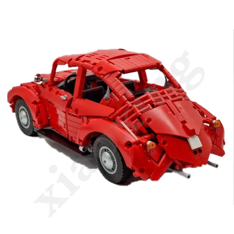 New Shell Car MOC-133894 Classic Classic Sports Car Static Edition 1827 Pcs Fit 10252 Building Blocks Kids Toy DIY Birthday Gift