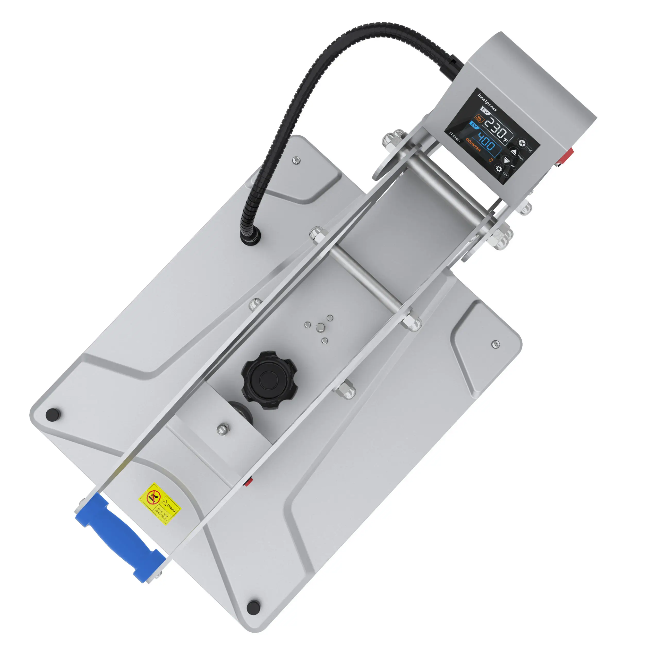 Модернизированный плоский полуавтоматический термопресс высокого давления 40x60 см, машина для передачи тепла для печати футболок, одежды