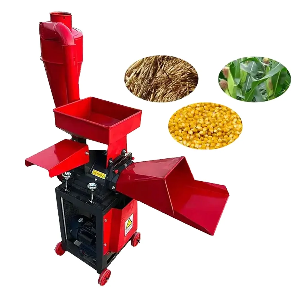 Best Selling Animal Feed Chaff Cutter Crusher Machine New Condition Silage Grass Mill Machine