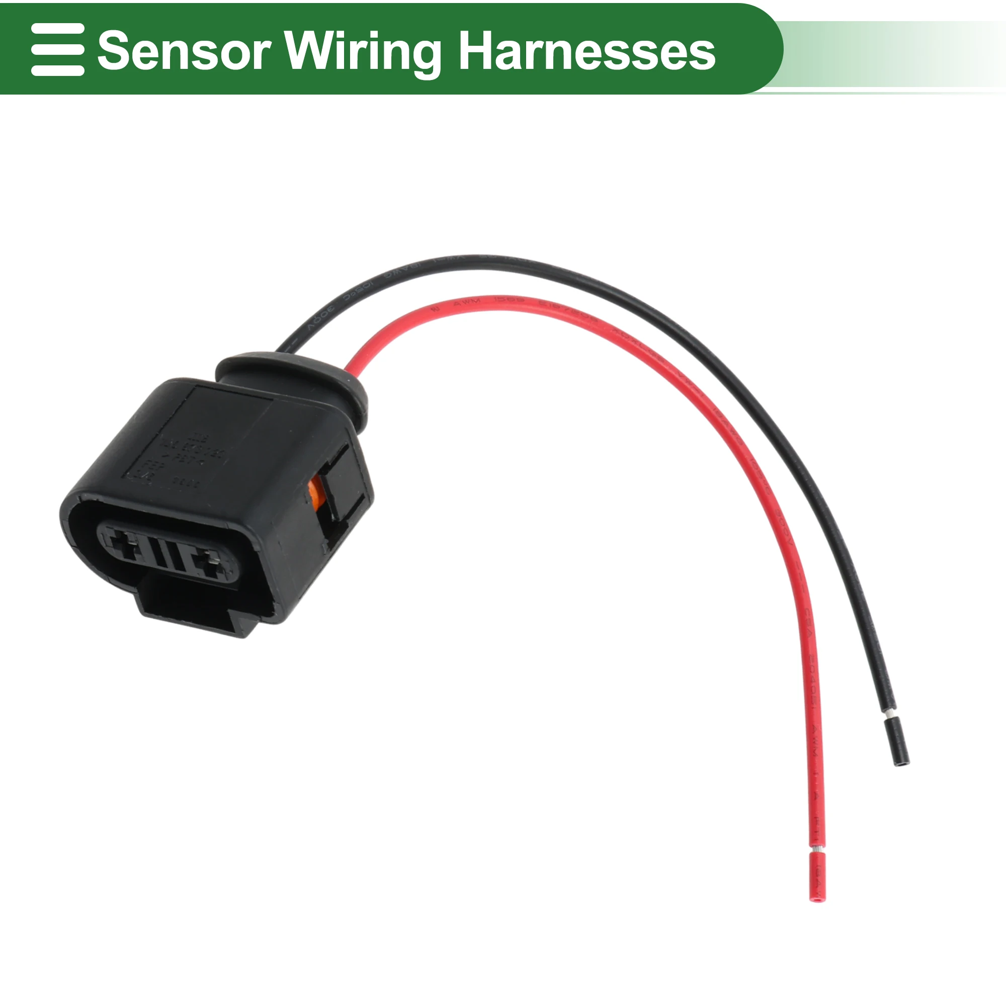 UXCELL 2Pin Sensor Wiring Harnesses for Volkswagen Golf Mk5 06-09 No.1K0973202 1 Pcs