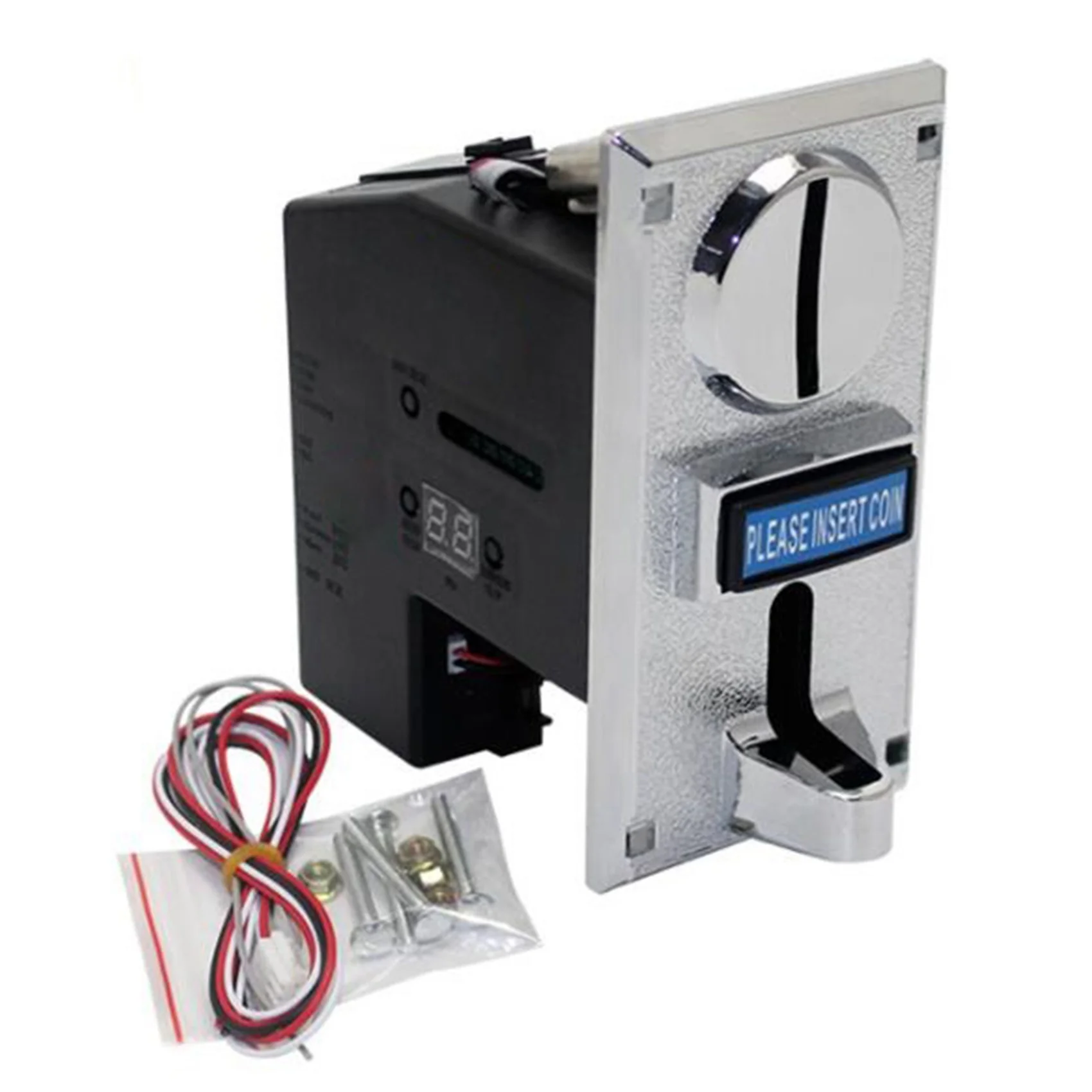 

Y67A-2X Programable Plastic Multi Coin Acceptor Electronic Roll Down Coin Acceptor Selector Mechanism Side Coin Selector