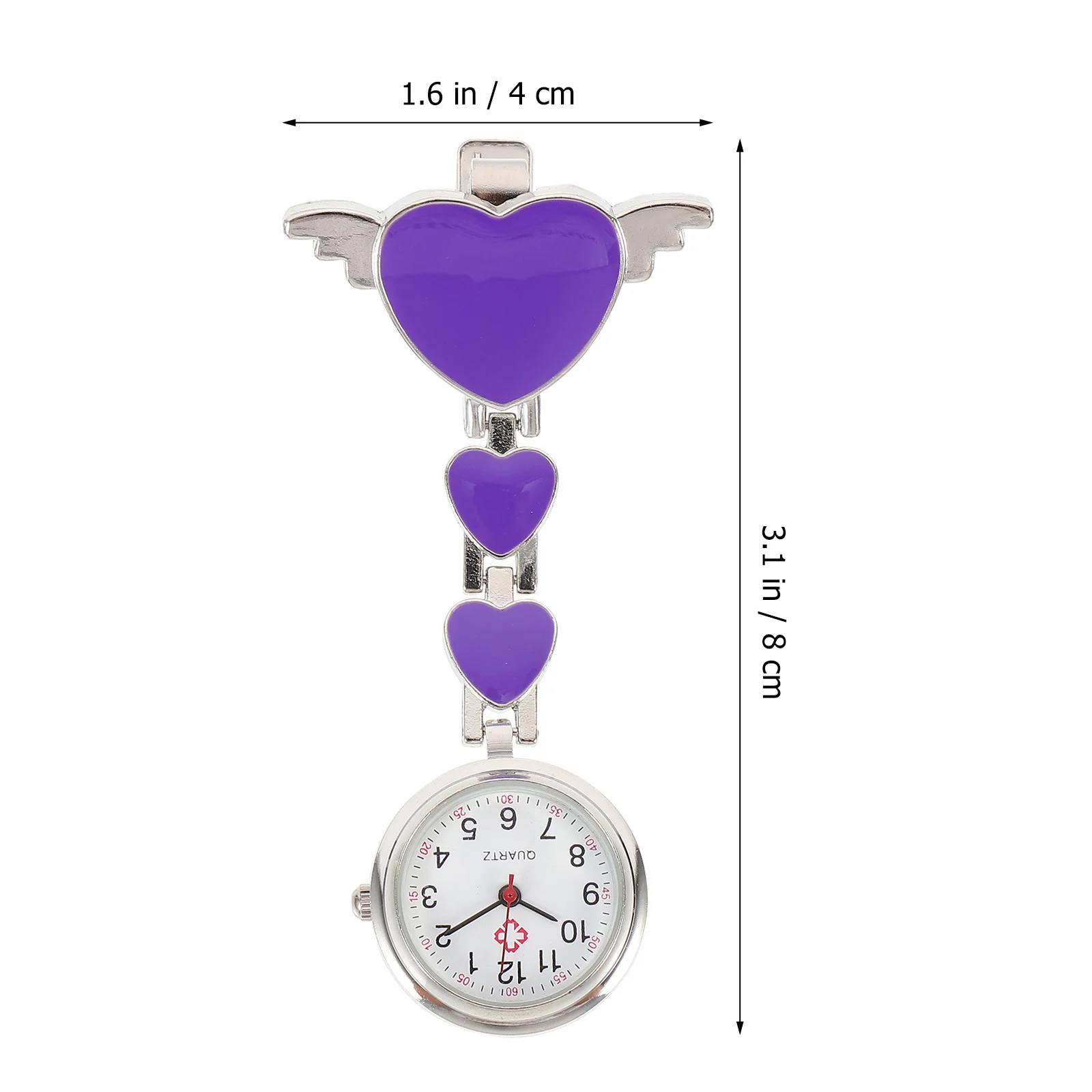 

Nurses Hanging Watch Stylish Nurse Fob Watch Large Dial Easy Time Check Fashion Shape Pendant Medical Professionals