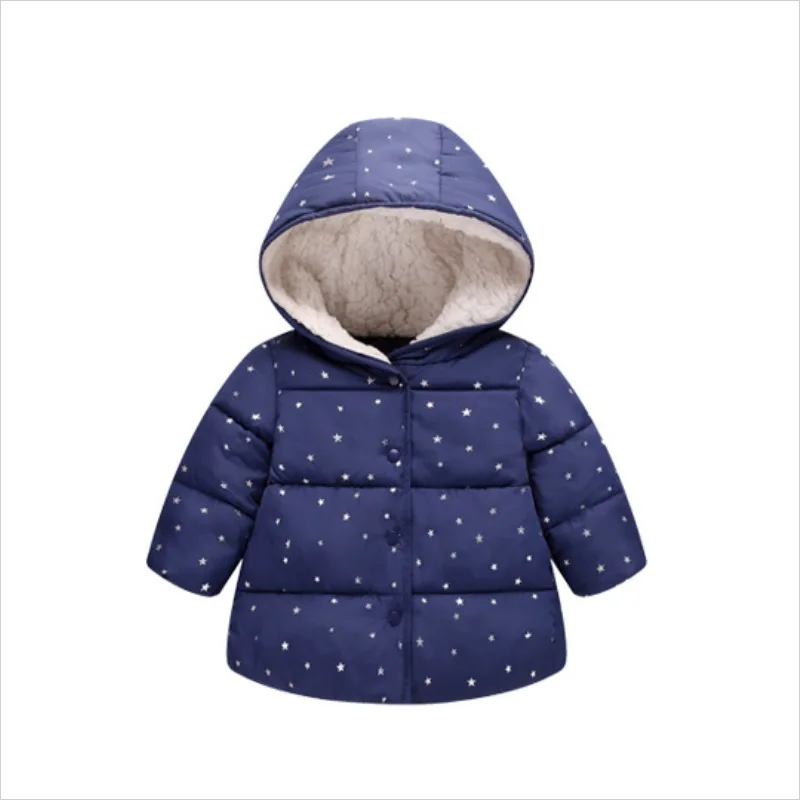 Children Cotton Coat Star Children Baby Cotton Coat Jacket Boys Winter Jacket Girls Coat Outerwear Girl Clothing Ropa De Niña