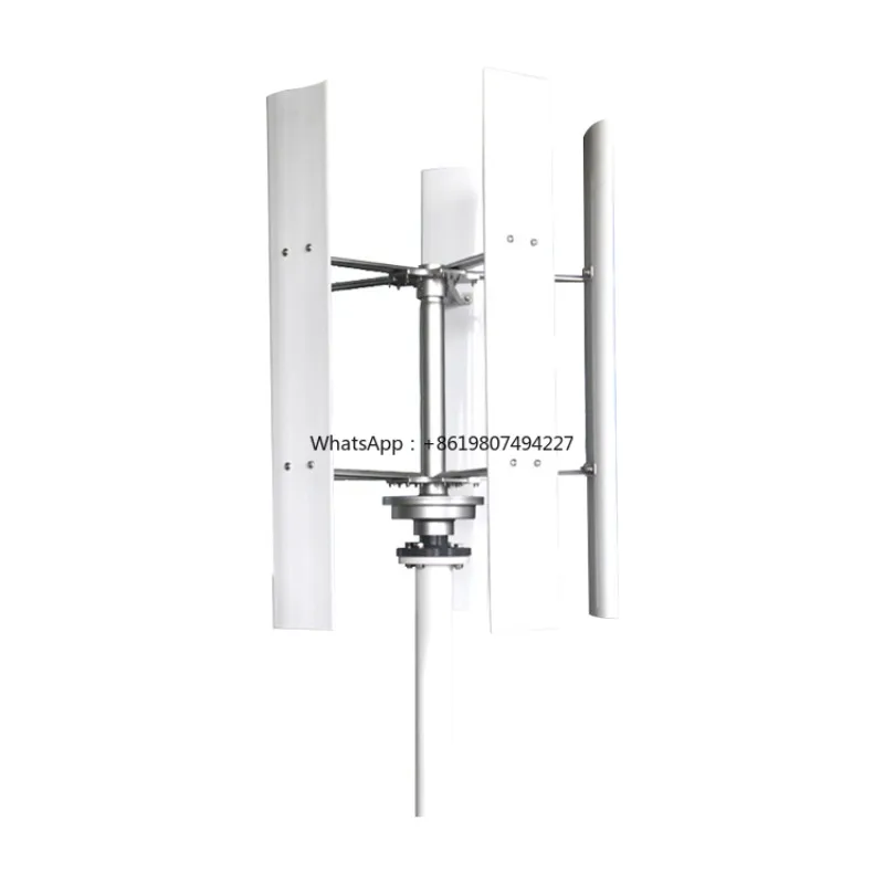 2000W 12V 24V Vertical Axis Wind Turbine Silent Aluminum Alloy Blade Wind Turbine Price Alternative Energy Generator
